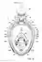 Fig. 12 - Diving mask provided with a telecommunications device