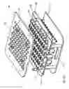 Fig. 23 - Method for closing cartridges, supporting structure for supporting cartridge closures and transport or packaging container