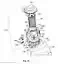 Fig. 14 - Small air-cooled engine assembly with dry sump lubrication system