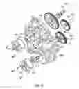 Fig. 23 - Small air-cooled engine assembly with dry sump lubrication system
