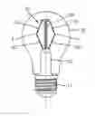 Fig. 01 - LED filament for omnidirectional lamp
