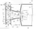 Fig. 01 - Combustor arrangement having arranged in an upstream to downstream flow sequence a radial swirler, pre-chamber with a convergent portion and a combustion chamber