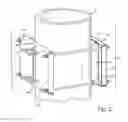 Fig. 03 - Measuring arrangement for radiometric density- or fill level measuring of a medium in a measuring tube