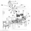 Fig. 01 - Selection of an object in an augmented or virtual reality environment