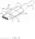 Fig. 10 - Cable connector assembly having a protective cover enclosing a thermistor
