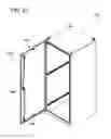 Fig. 19 - Electrical panel enclosure including baffle to inhibit water ingress