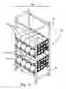 Fig. 12 - Modular apparatus and system for accommodating and dispensing cans and a method for forming the same
