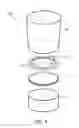 Fig. 05 - Blender with a sealing gasket comprising ribs
