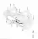Fig. 44 - Surgical end effectors having angled tissue-contacting surfaces