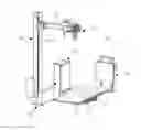 Fig. 01 - Medical diagnostic apparatus having height-adjustable table for animals