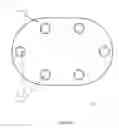 Fig. 13 - Artificial cervical and lumbar discs, disc plate insertion gun for performing sequential single plate intervertebral implantation enabling symmetric bi-disc plate alignment for interplate mobile core placement