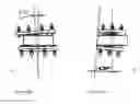 Fig. 15 - Artificial cervical and lumbar discs, disc plate insertion gun for performing sequential single plate intervertebral implantation enabling symmetric bi-disc plate alignment for interplate mobile core placement