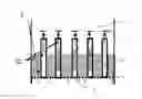 Fig. 01 - Exchange column distributor tray comprising a dispersive material within a chimney for gas passage