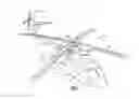 Fig. 02 - Composite swashplate guide for rotorcraft control systems
