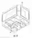 Fig. 13 - Plastic pallet with support blocks having upper and lower towers and associated methods