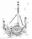 Fig. 01 - Anchor for securing a post to deck elements, and a deck assembly therewith