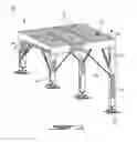 Fig. 02 - Anchor for securing a post to deck elements, and a deck assembly therewith
