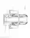 Fig. 12 - Energy saving pool cleaning system with partial rotating pool cleaning head with multiple nozzle openings