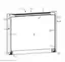 Fig. 01 - MODULAR PROFILE SYSTEM FOR SUSPENDING A DOOR OF A KITCHEN APPLIANCE