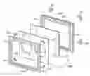 Fig. 01 - Garage door window assembly