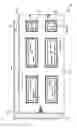 Fig. 01 - DOOR, METHOD OF MAKING DOOR, AND STACK OF DOORS