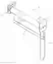 Fig. 01 - Adjustable roller blind mounting bracket with blind fabric protector