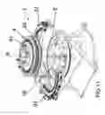 Fig. 11 - Method and apparatus for assembling nozzles between buckets of a turbine, particularly a gas turbine