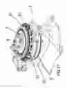 Fig. 15 - Method and apparatus for assembling nozzles between buckets of a turbine, particularly a gas turbine