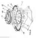 Fig. 25 - Method and apparatus for assembling nozzles between buckets of a turbine, particularly a gas turbine