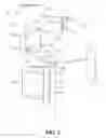 Fig. 03 - VERTICAL AXIS WIND TURBINE WITH AUTOMATIC ADJUSTMENT OF BLADE ANGLE BASED ON CENTRIFUGAL FORCE