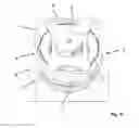 Fig. 03 - Diagonal or radial fan having a guide device