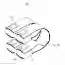 Fig. 01 - Shock reducing tape spring hinge