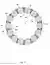 Fig. 12 - Ribbon cage and roller assembly and method thereof