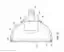 Fig. 13 - Light assembly with separable threaded connector