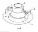 Fig. 03 - Lighting fixture for downlight with adjustable mounting bracket