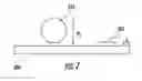 Fig. 06 - LED circuit board layout for low profile lighting fixture