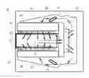 Fig. 01 - Cooking oven having an active vent