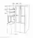 Fig. 04 - MODULAR CABINET FOR STORAGE OF ITEMS IN REFRIGERATOR