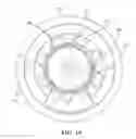 Fig. 20 - Radial delayed blowback operating system, such as for AR 15 platform