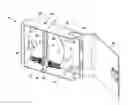 Fig. 01 - Fiber optic enclosure with internal cable spool and movable cover