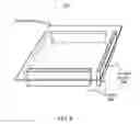 Fig. 10 - Augmented optical waveguide for use in an optical touch sensitive device