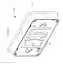 Fig. 02 - Surface mounted light fixtures with hanging features for installation