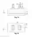 Fig. 10 - Method of fabrication of a FET transistor having an overlapped gate