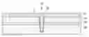 Fig. 01 - Silicon on insulator device with partially recessed gate
