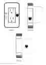 Fig. 43 - Integrated power receptacle wireless access point (AP) adapter devices