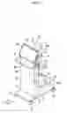 Fig. 02 - Radiation-irradiation device comprising a first arm, a second arm, and main body surface regulating a rotational movement of the second arm