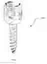 Fig. 18 - Spinal fastener with serrated thread
