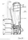 Fig. 10 - Combined briquetting and cyclonic separation device and process capable of removing particles from a fluid stream and converting directly into briquettes