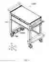 Fig. 05 - Workbench with dockable storage cart
