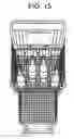 Fig. 14 - Rack for holding or securing bottles adaptable to a shopping cart and a shopping cart containing the same